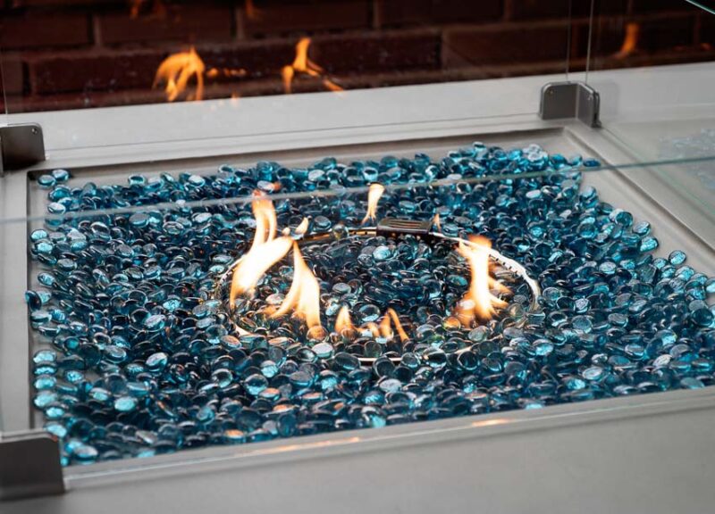 gas fueled fire pit