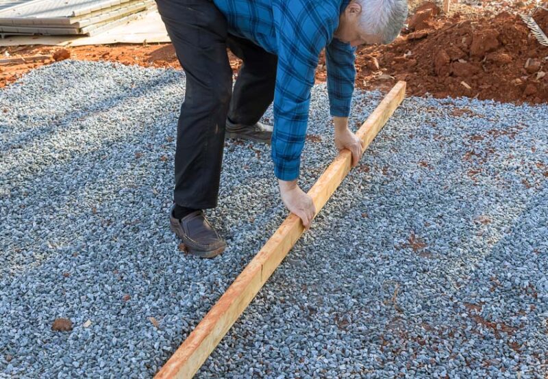 gravel pad for shed foundation