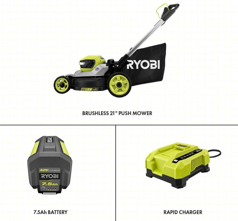 ryobi crosscut 40v push mower