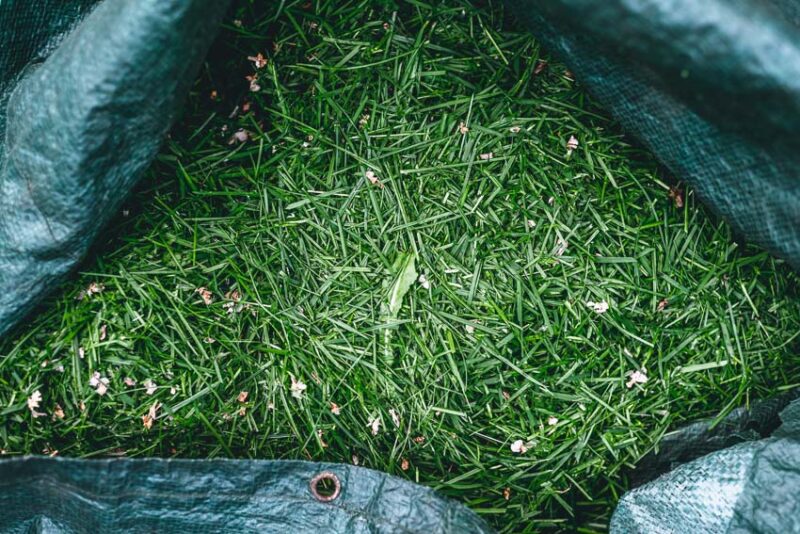 avoid bagging grass clippings by using a mulching lawn mower