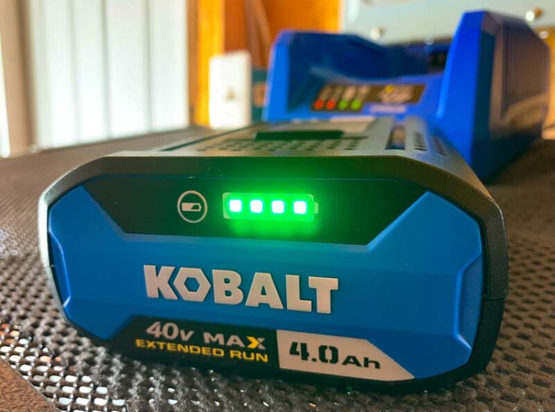 kobalt 40v max battery