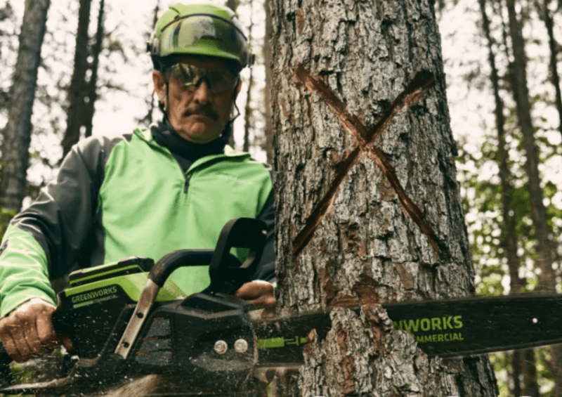 greenworks commercial chainsaw 82CS34