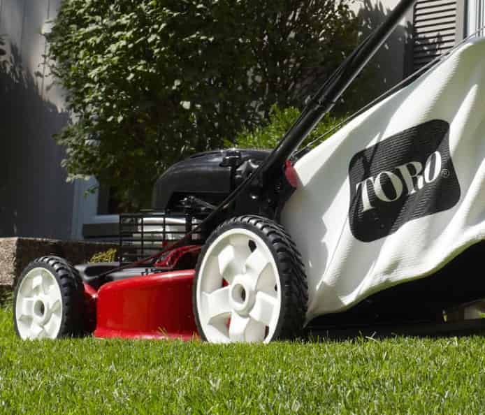 Toro front wheel drive self propelled mower