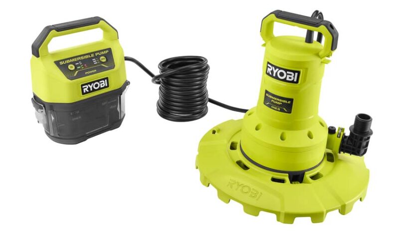 ryobi 18v submersible water transfer pump