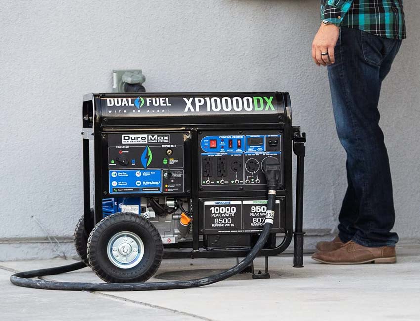 duramax dual fuel generator